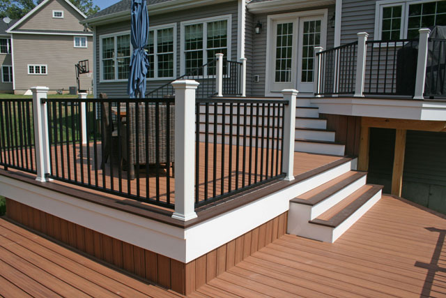 Multi-Level Deck in Windsor, CT