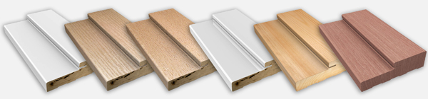 Many varieties of door jambs