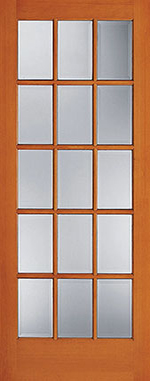 Paintable or Stainable Wood Door
