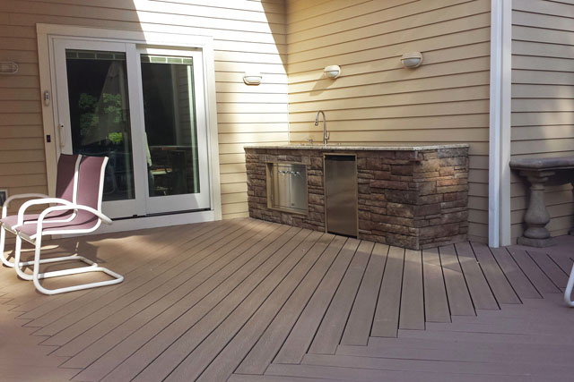 New Trex Deck & Cooking Stations in Longmeadow, MA