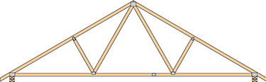 Common roof truss