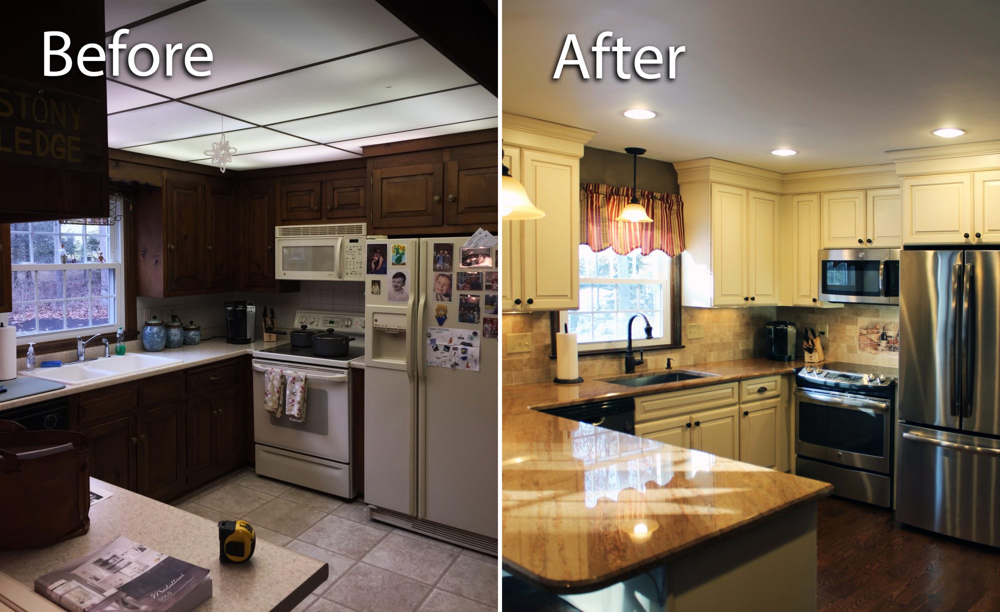 Enfield Handyman Services remodels a kitchen in Somers, CT