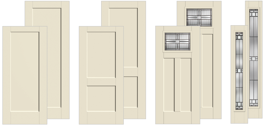 Therma-Tru Shake Solid Doors