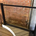 Trex Railing Signature in Black for Glass Panel (not supplied)