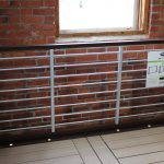 Trex Railing Signature Rod Rail in Bronze with Aluminum Horizontal Platinum rods