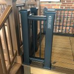 Trex Railing Transcend Post Sleeve in Black with Aluminum Round Black Balusters