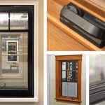 Andersen A-Series Casement Window Black Ext, Pine Int, SDL Permanent Grille w/Spacer