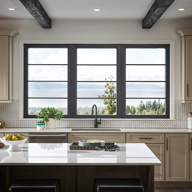 Make a Bold Statement with Modern Black Windows from Andersen - Interior Advantages