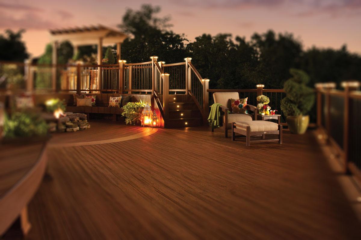 Night Life Deck - Trex Decking at Kelly-Fradet