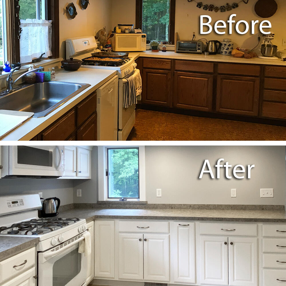 RG Renovations transforms a kitchen in Tolland, CT