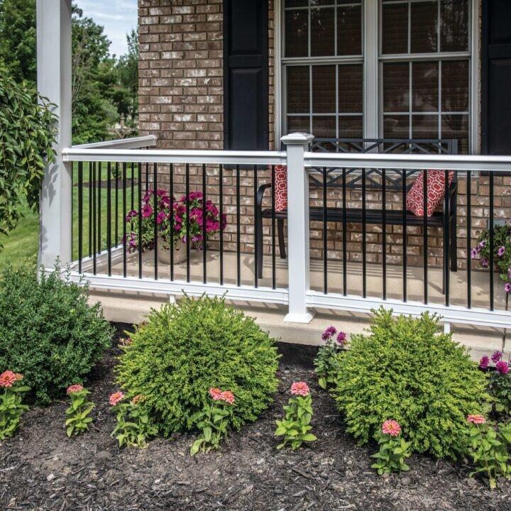 Bella Premier Series Vinyl Railing is made from Composicore®