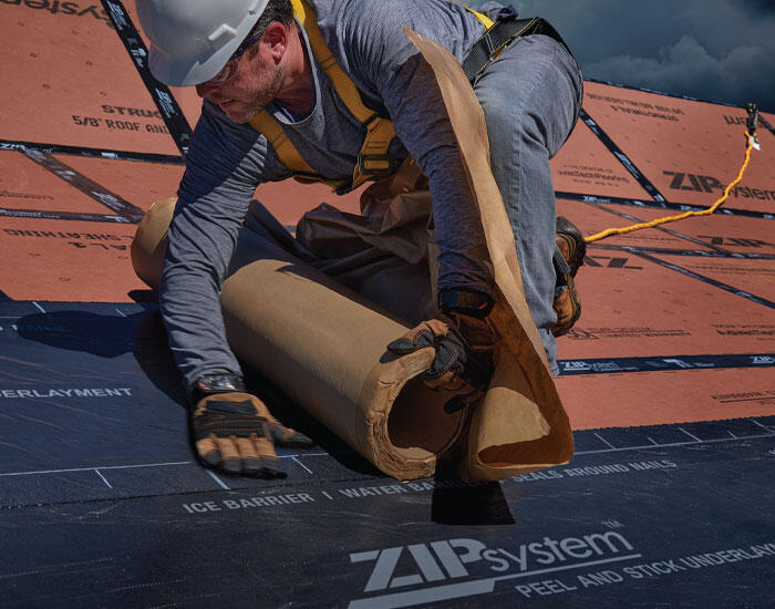 ZIP Systems Peel and Stick Underlayment KellyFradet Lumber