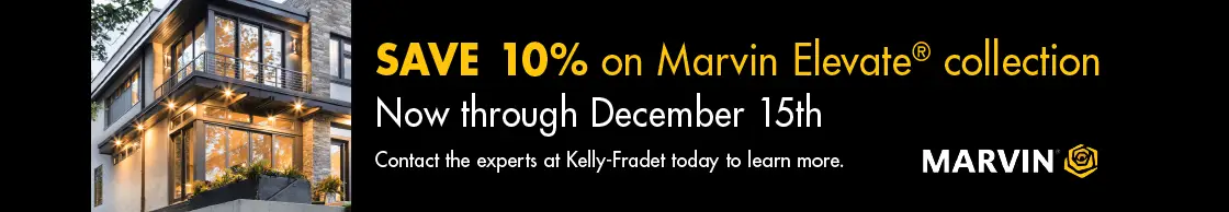 Now through December 15th, Save 10% on Marvin Elevate® collection.