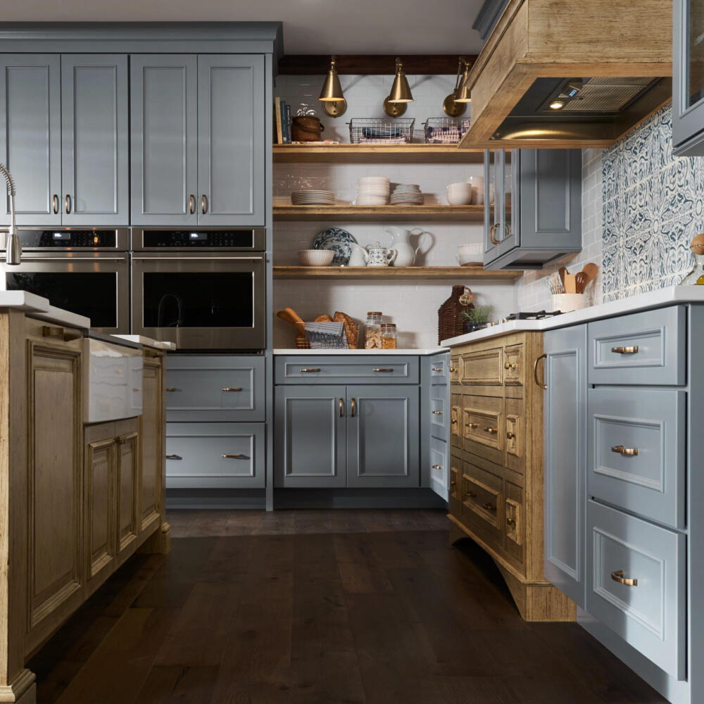 Allover to Accent Color Cabinets