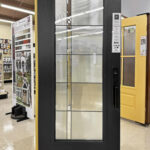 Thermatru Fiber-Classic Oak, FC1652-ADVF Axis Glass, REEB Finish in Total Eclipse, Emtek Lausanne Oil Rubbed Bronze