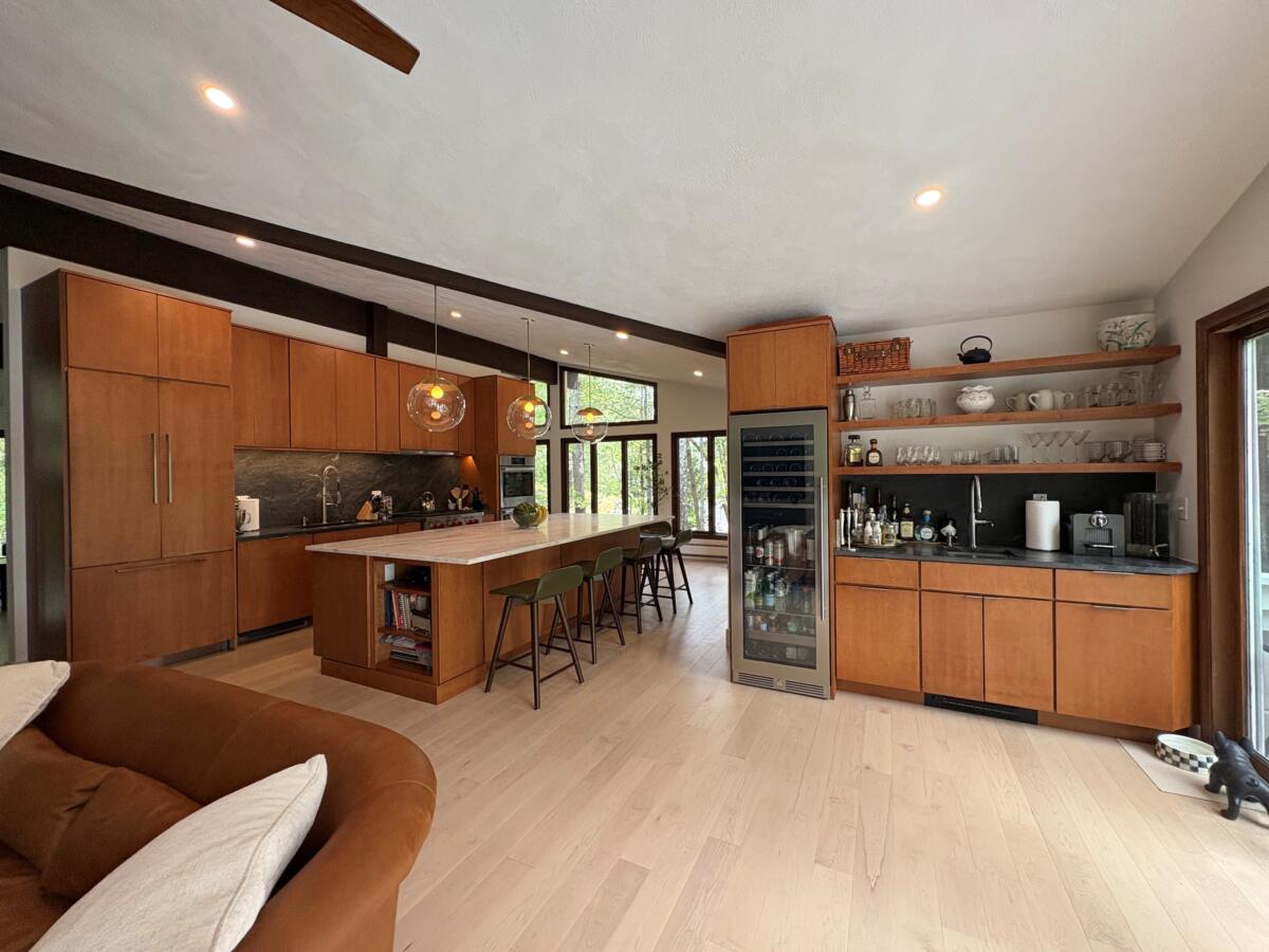 Beautiful Modern Kitchen by Laravee Homes in Weston, MA
