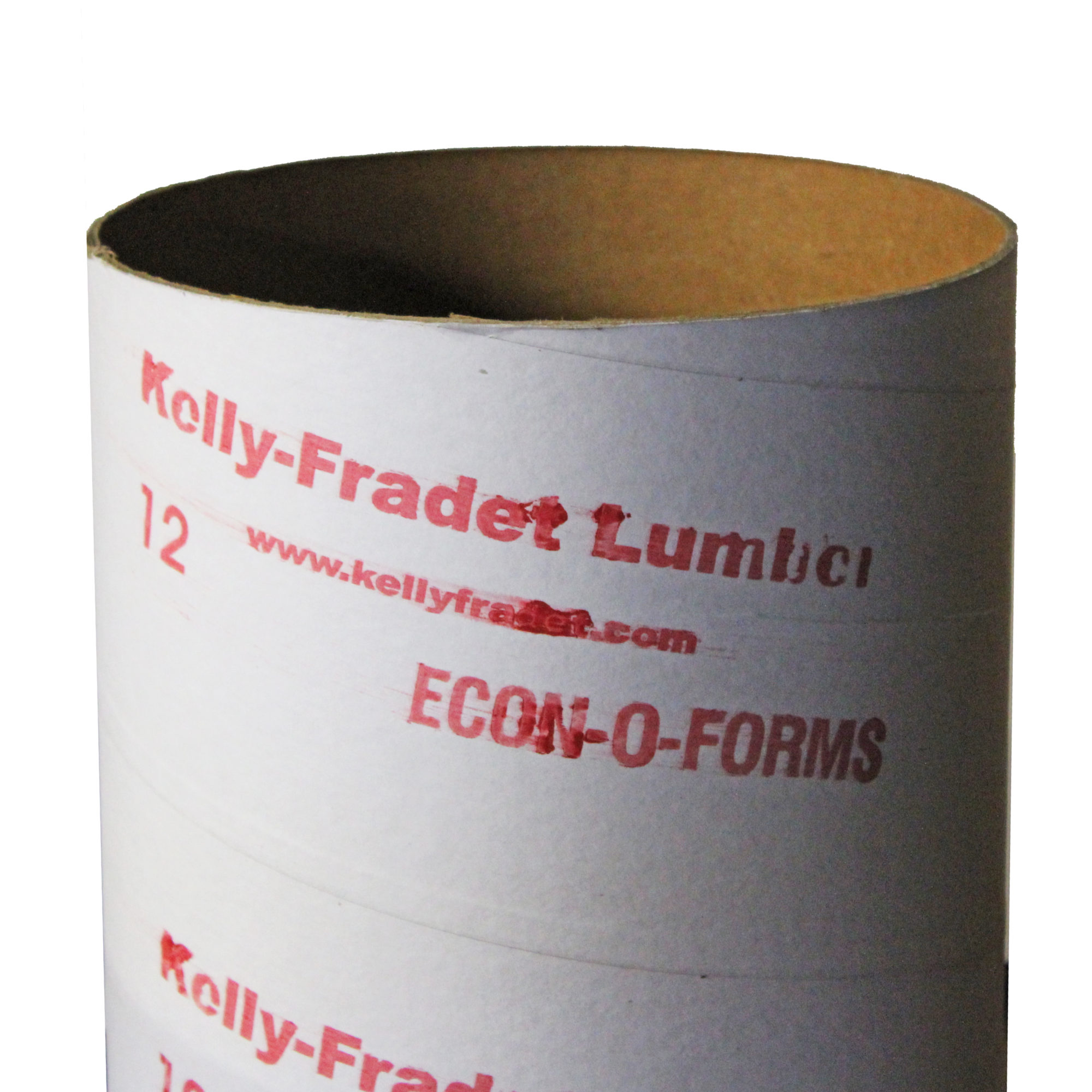 12" x 12' Sonoco Concrete Forming Tube 106LBS Per Ft | Kelly Fradet