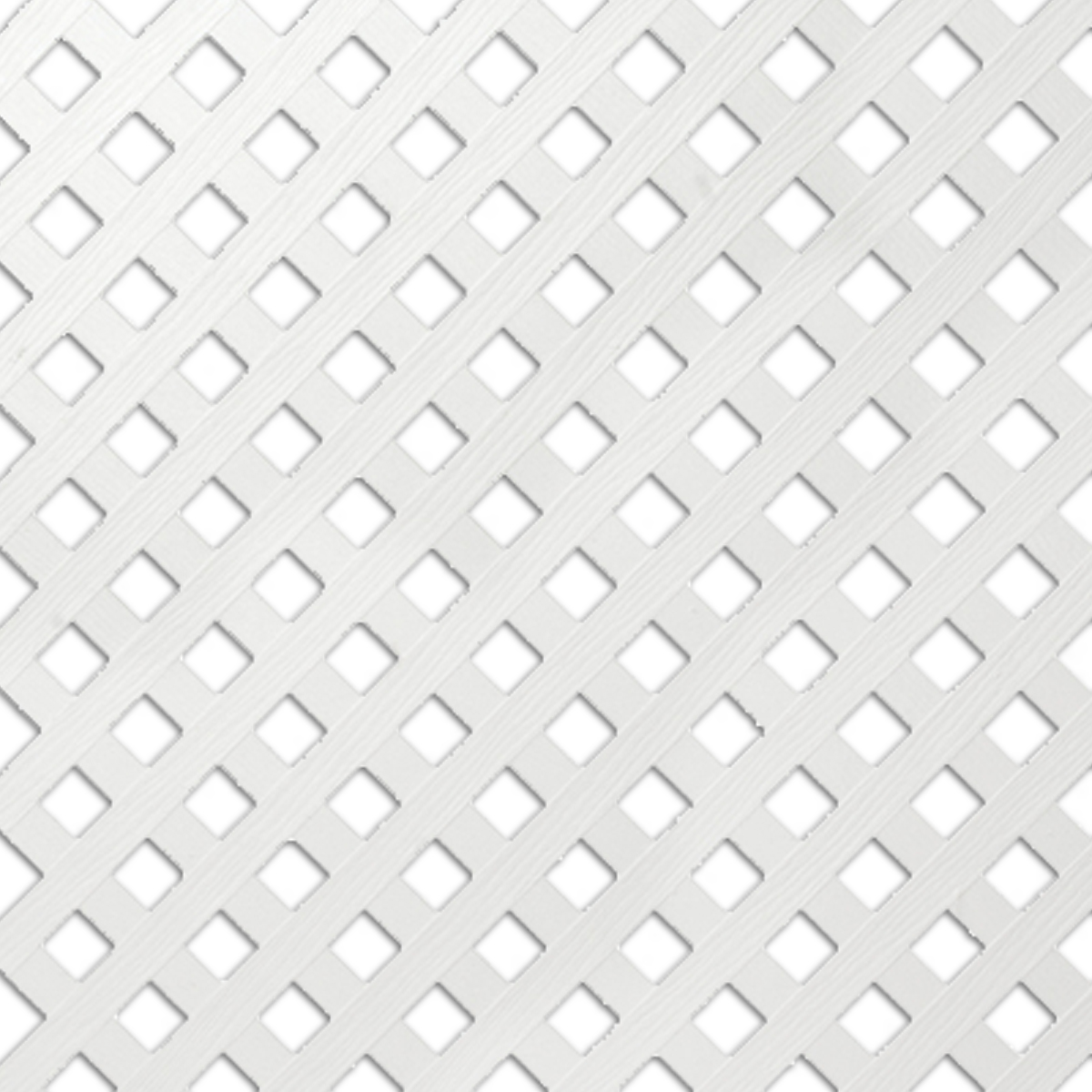 White Vinyl Privacy Lattice