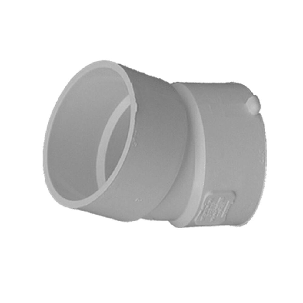 4″ Styrene 22-1/2 Elbow Wh