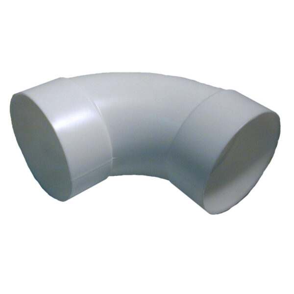 4″ Styrene 90 Elbow Wh