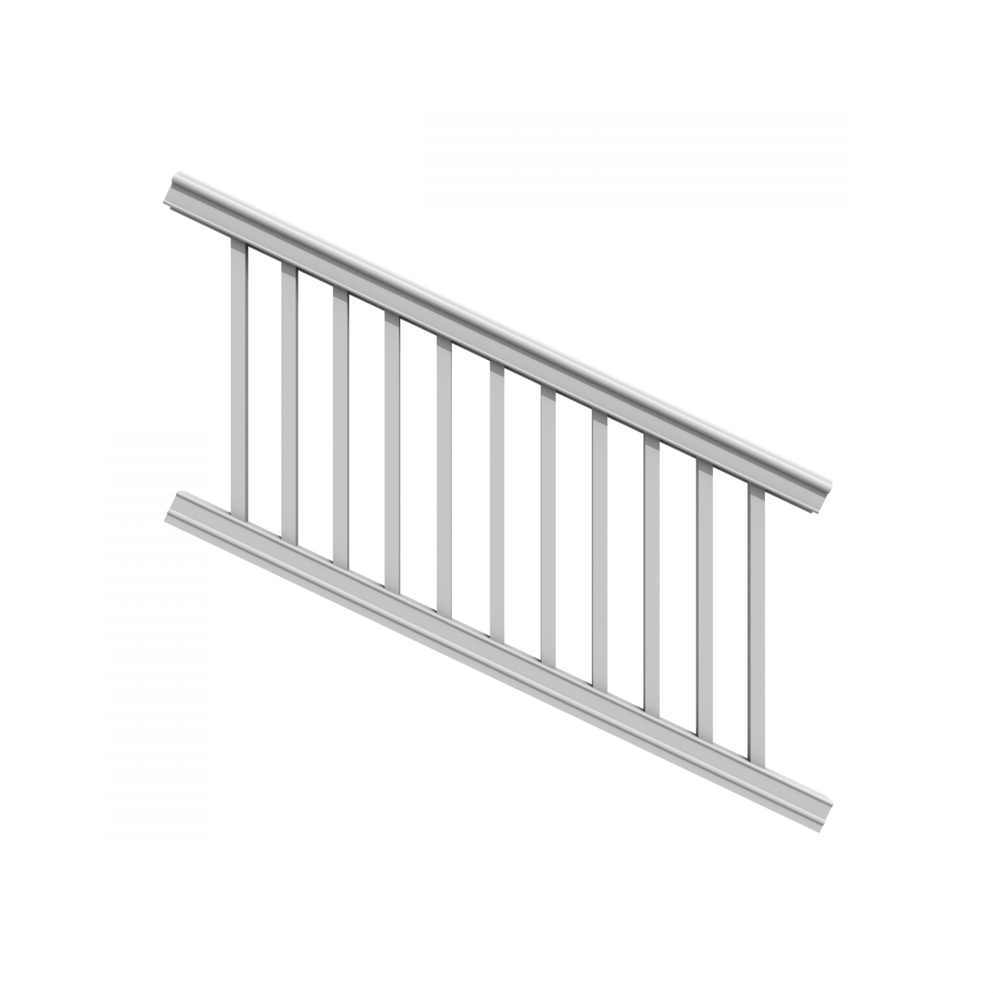 Premier Stair Rail Kit Square White