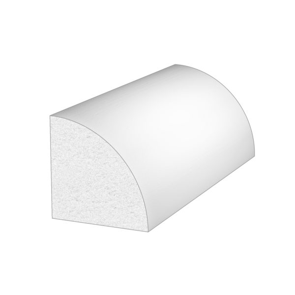 White Pvc Quarter Round Moulding