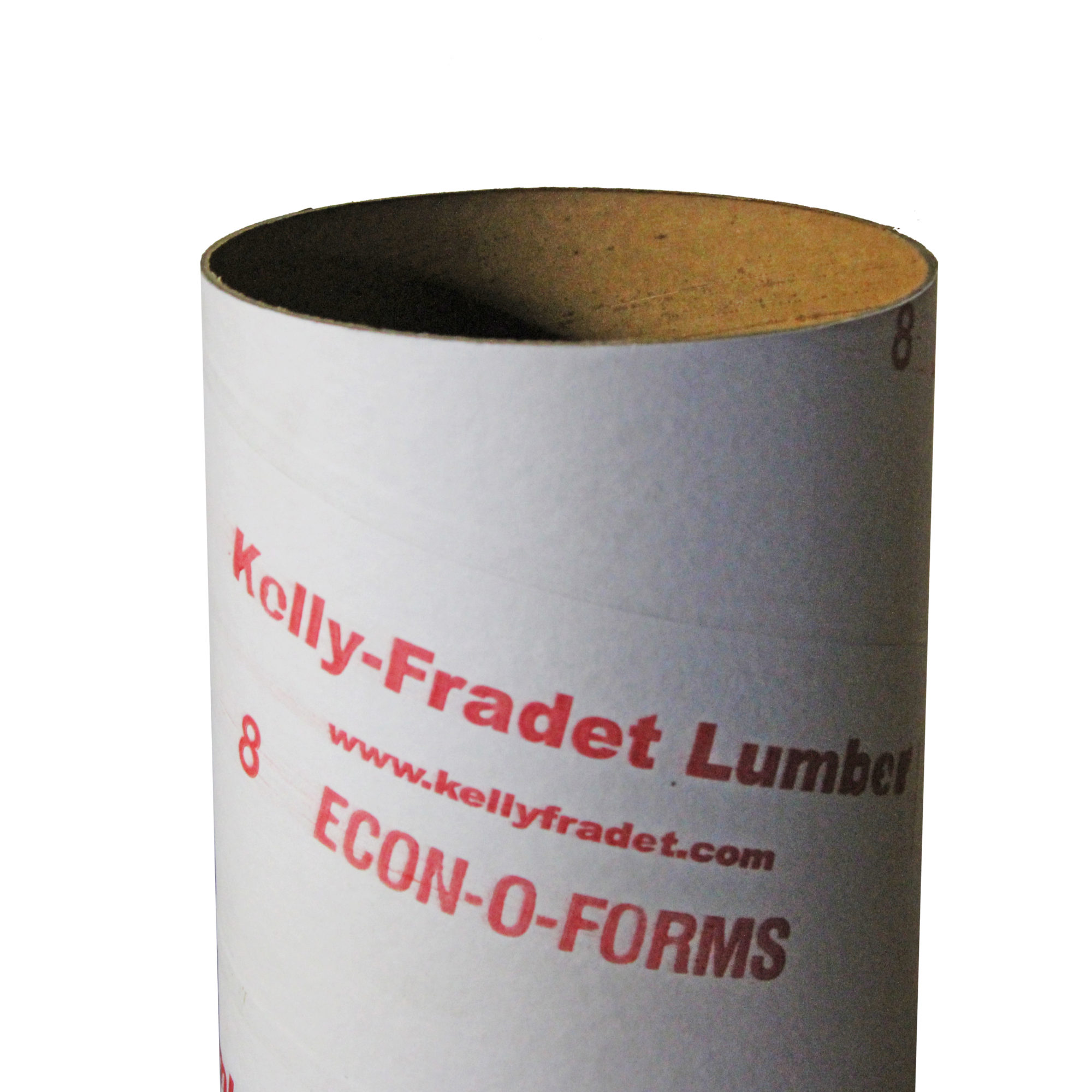 8" x 12' Concrete Forming Tube 48LBS Per Ft | Kelly Fradet