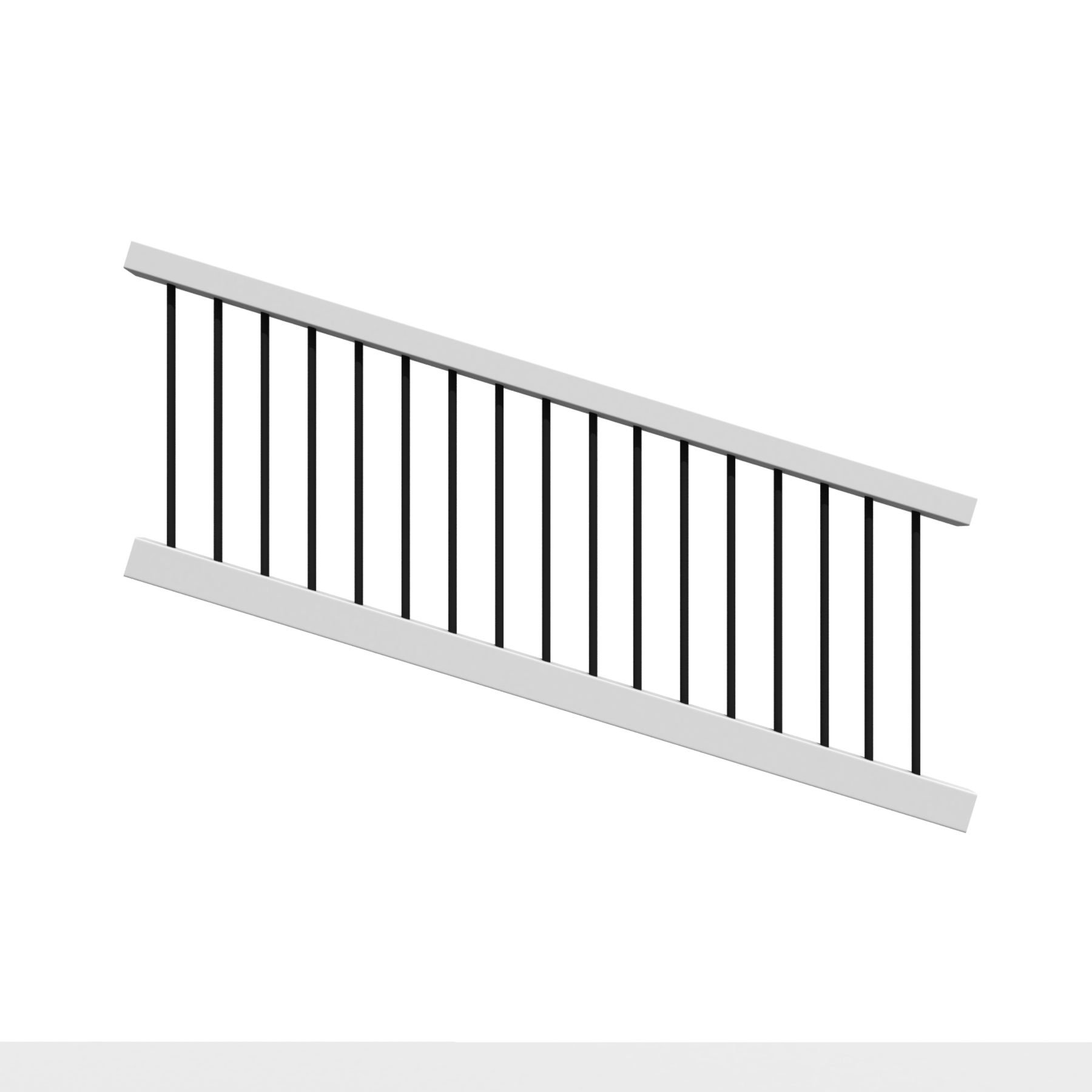 Trex Select Stair Rail Rnd Blk Bal White