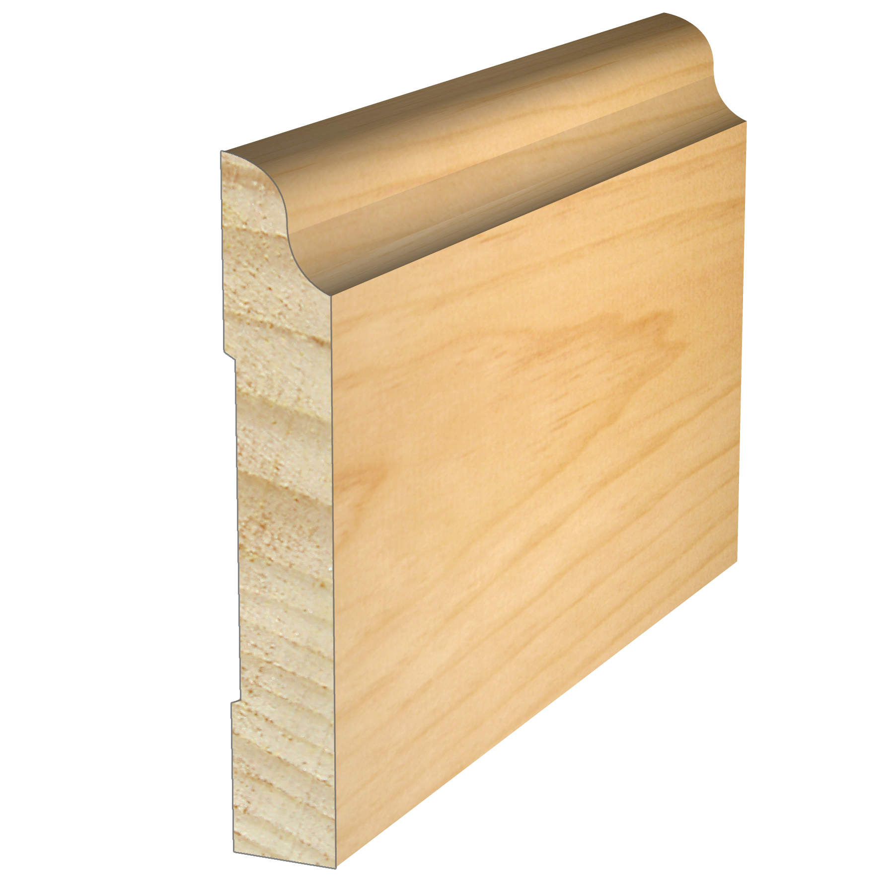 Base Colonial Clear Pine WM662