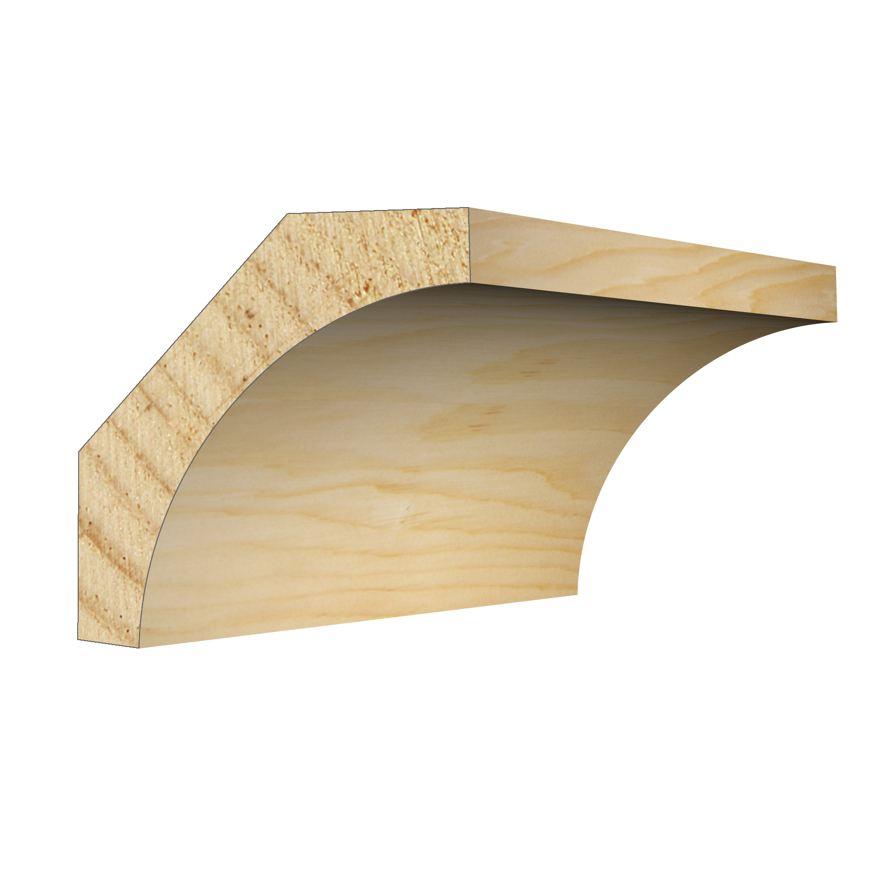 Corner Inside Clear Pine S7
