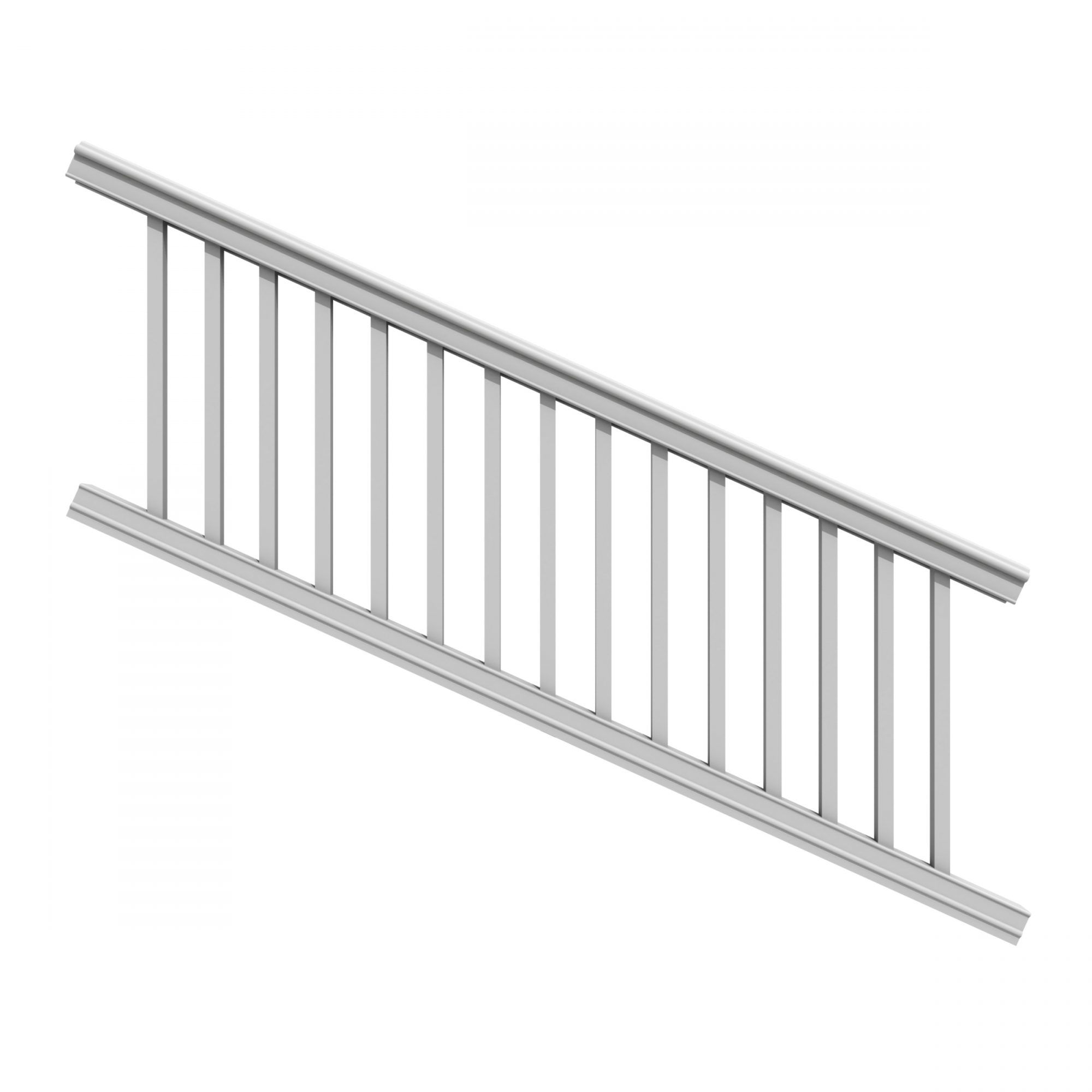 Premier Stair Rail Kit Square White