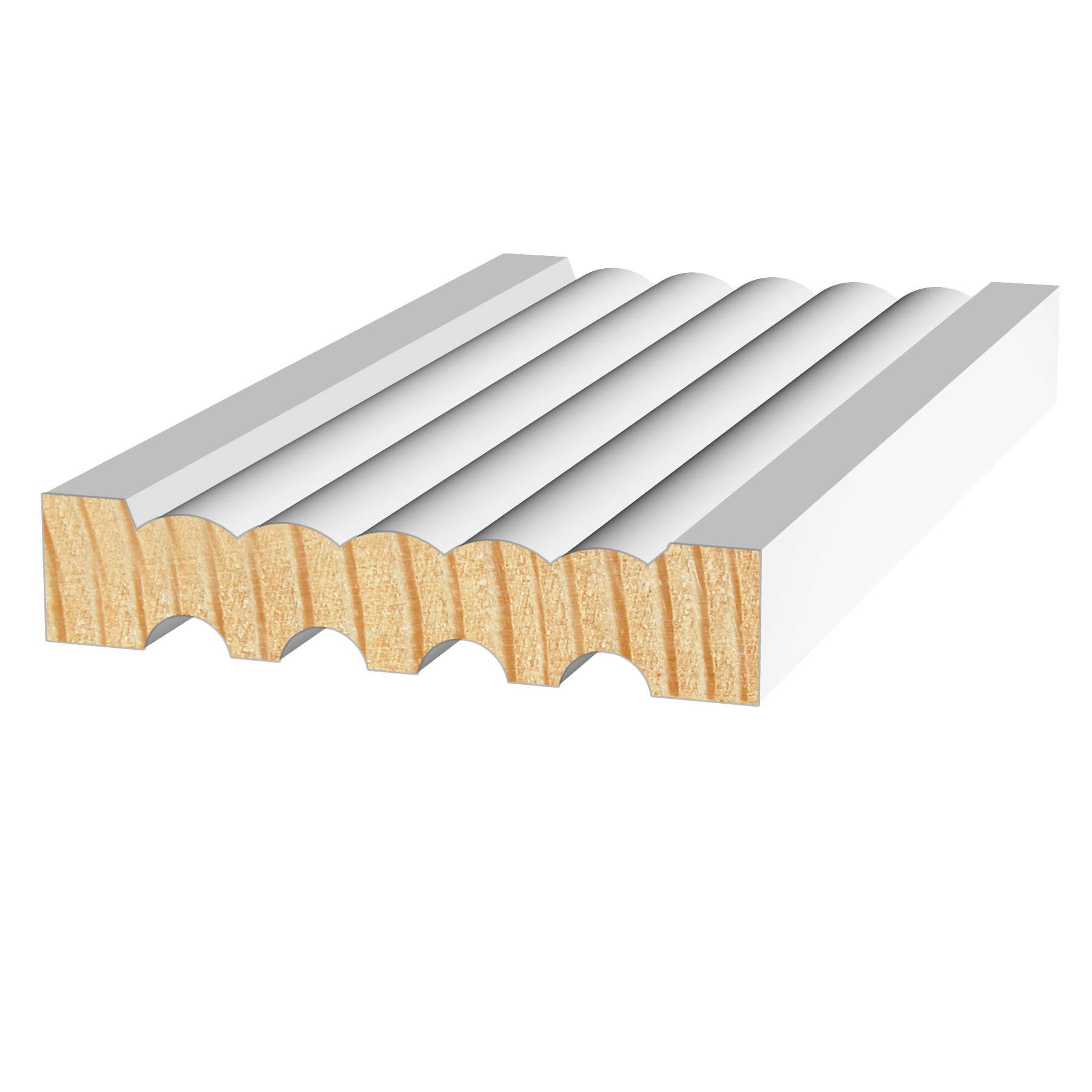 Casing Fluted Fj Primed FR314