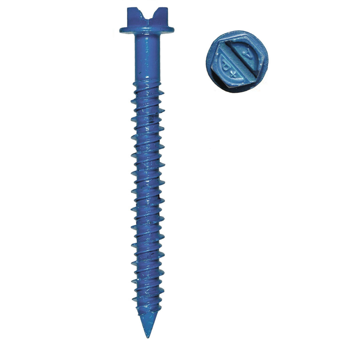 Tapper – Blue Concrete Screw, Hex Head