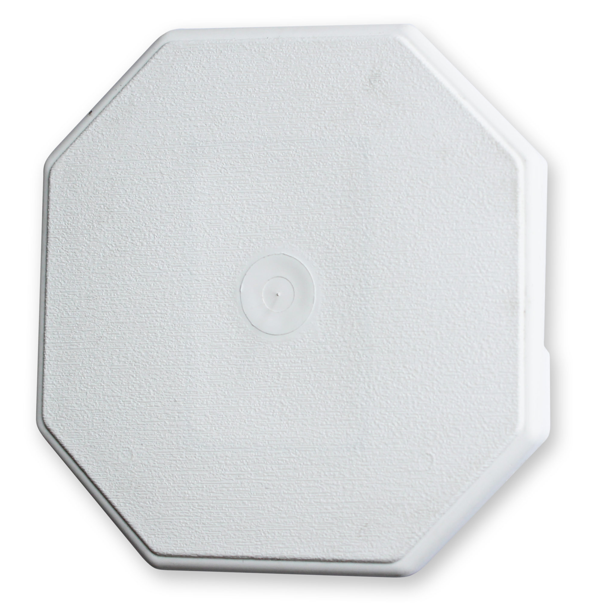 White Octagon Surface Mount Block