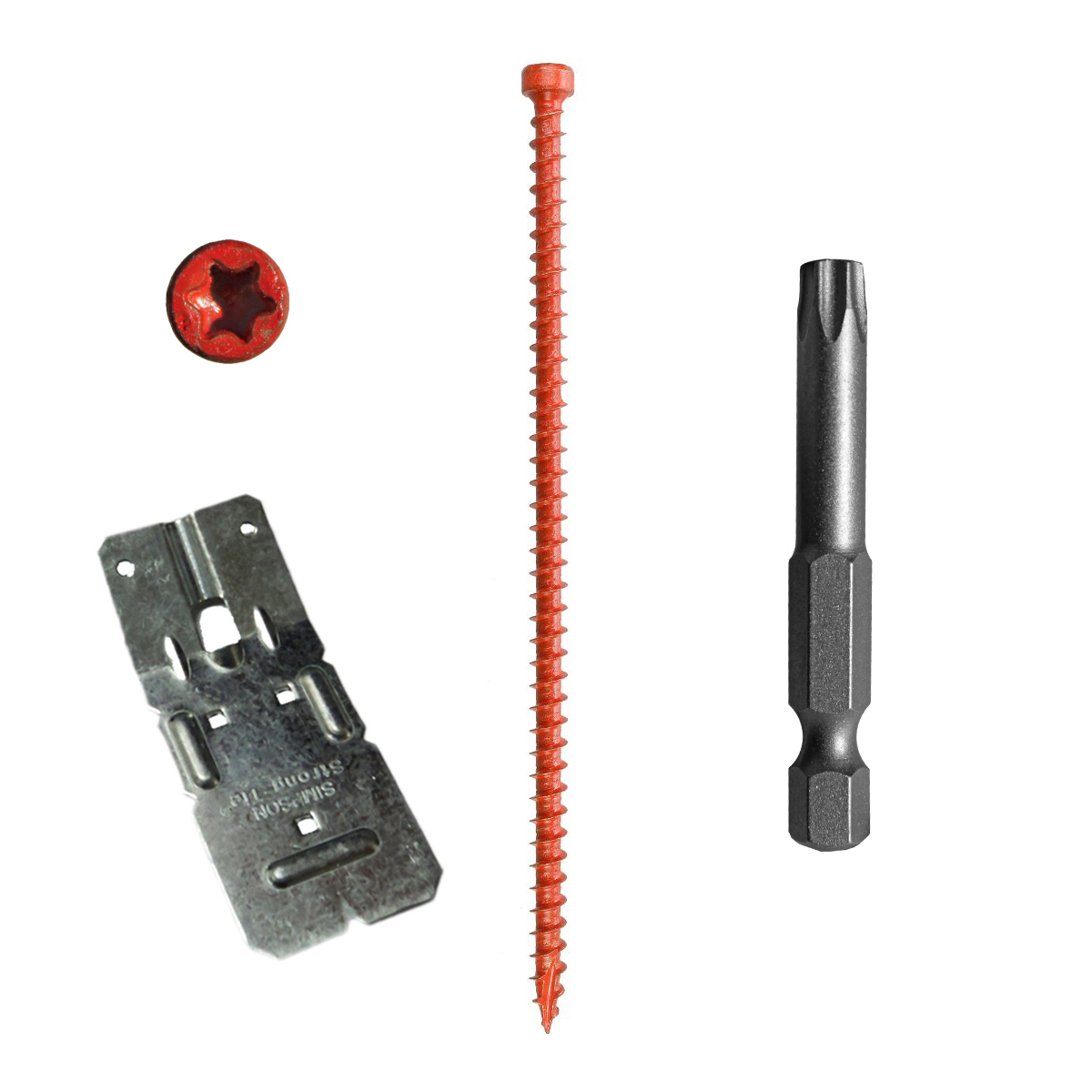 Strong-Drive Sdwc Truss Screw (Red)