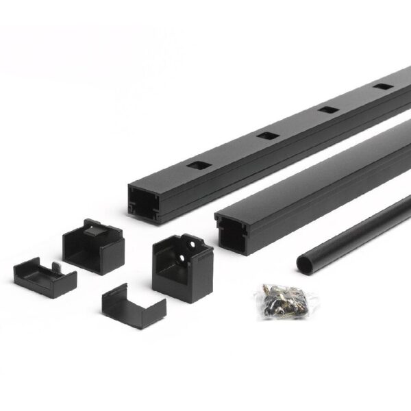 Trex Signature Rail W/Sq Bal Horiz Blk