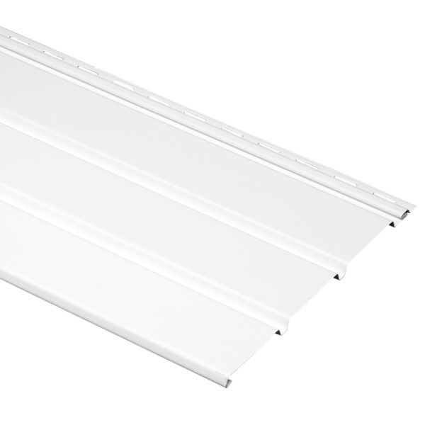 T4 Premium Vinyl Soffit Solid White