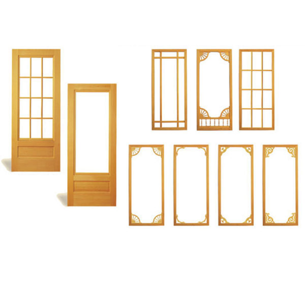 Combination Wood Storm And Screen Doors