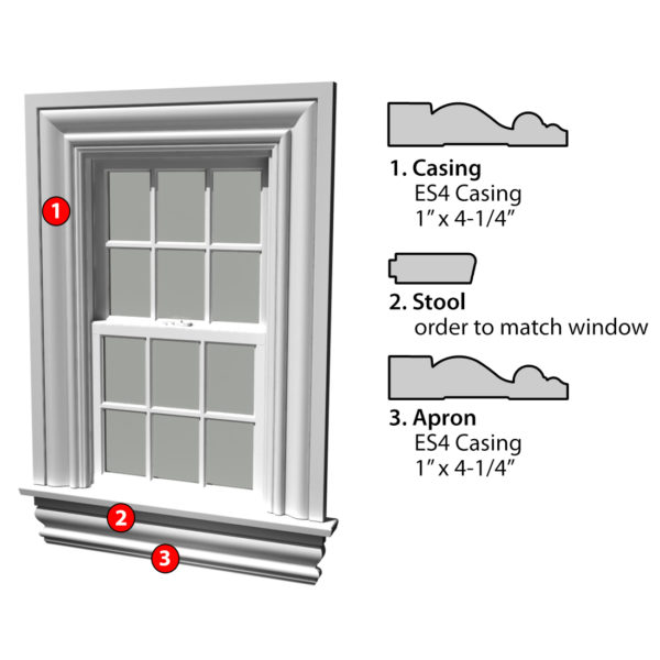 Msg Assembled Window Casing 3SSA ES4